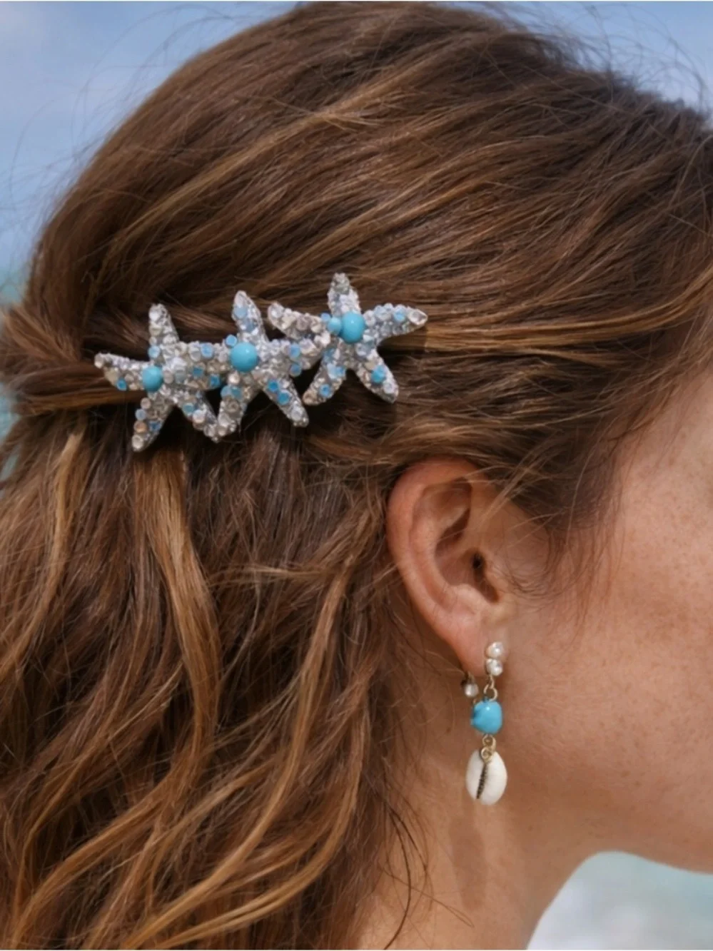 Vintage Starfish Barrette